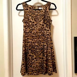 Lovely Girl Leopard Print Dress
